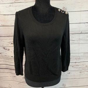 White House Black Market 3/4 Sleeve Sweater M